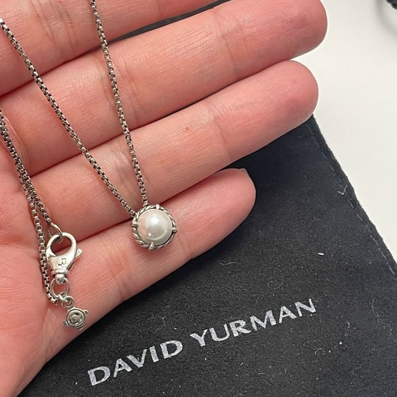 David Yurman Jewelry - David Yurman Pearl Chatelaine 8mm Pendant Necklace with box